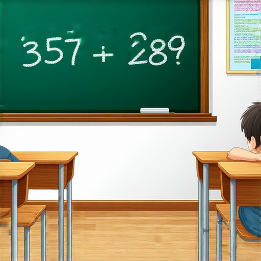 好的，這裡有一題加法題目：

請計算：  
**357 + 289 = ?**

可以試著解答看看！