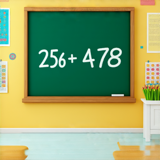 當然可以！這是一題加法題：

請計算：  
**256 + 478 = ?**

你可以試著計算一下，看看結果是多少！