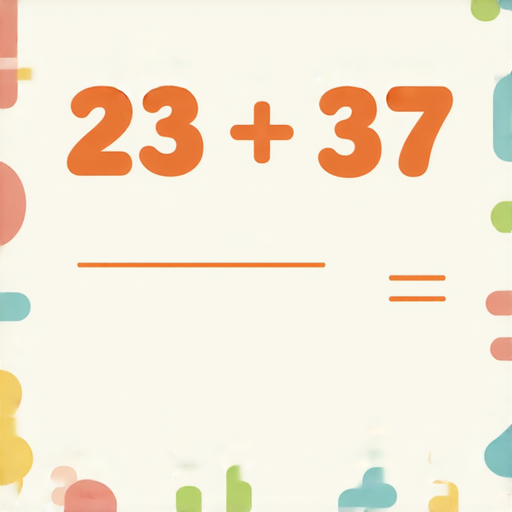 當然可以！請看以下的加法題：

**問題：** 23 + 37 = ?

你可以嘗試計算一下，再告訴我答案！