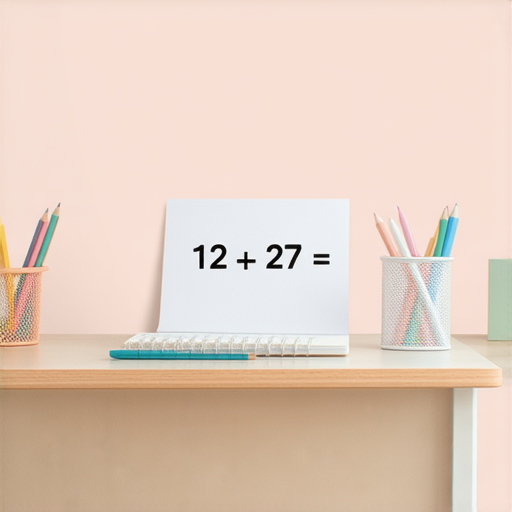 當然可以！這是一道加法題：

12 + 27 = ?

請你計算一下！