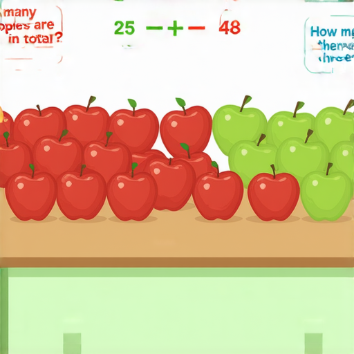 當然可以！請看這題加法題：

如果你有 235 顆蘋果，然後又得到 468 顆蘋果，問你現在總共有多少顆蘋果？

你可以試著算出答案！