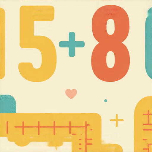 好的，這裡有一題加法題目：

**5 + 8 = ?**

請試著計算一下，然後告訴我答案！