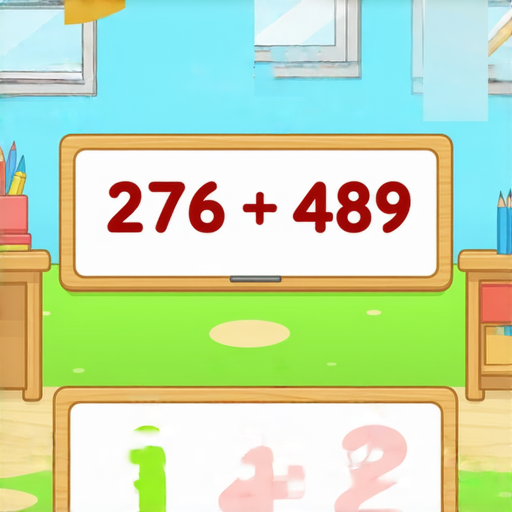 好的，這裡有一題加法題目：

請計算：276 + 489 = ? 

你可以試著自己計算一下，然後告訴我答案！