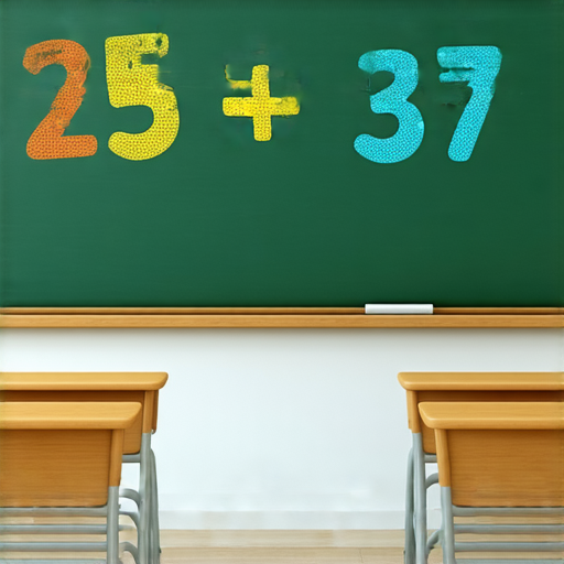 好的，這是要計算的加法題目：

**25 + 37 = ?**

請問答案是多少呢？