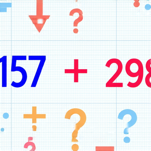 當然可以！請看這道加法題：

請計算：157 + 298 = ? 

你可以試著算出答案！