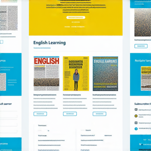 「探索英文世界：訂閱雜誌、學習計劃，立即與外籍老師一對一開啟您的語言之旅！」