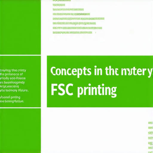 揭開FSC印刷的神秘面紗，探索環保印刷的未來！立即了解如何改變行業！
