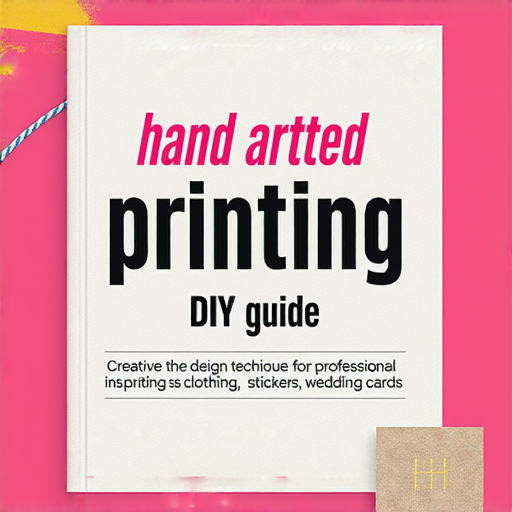 《手作印刷DIY指南：揭秘專業衣服、貼紙與結婚咭的創意設計技巧！》