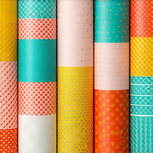 探索深水埗獨特包裝紙的圖片，展現各式色彩繽紛的包裝紙，適合各種禮物，讓你的禮物瞬間成為焦點，傳遞心意與創意，吸引眼球的設計，完美搭配不同風格的禮物。