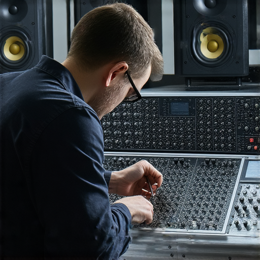 「音響後級發生異常？立即讓我們專業維修，恢復震撼音效！」