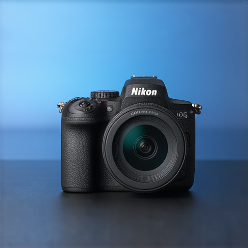 Nikon Vlog 相機展示其專業特性，突顯潛在拍攝能力，同時介紹我們的維修服務，展現專業維護及保障影像品質。