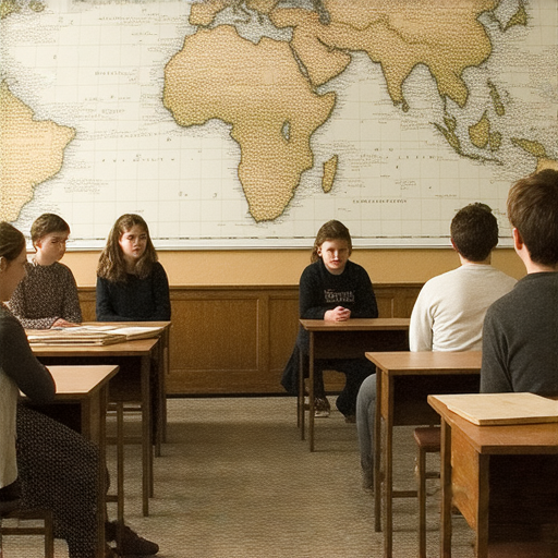 探索納粹英文的隱藏故事與外籍老師一對一深入學習的宣傳圖片，展示學習環境與互動過程，適合對歷史有興趣的學生，提升語言能力和歷史知識。