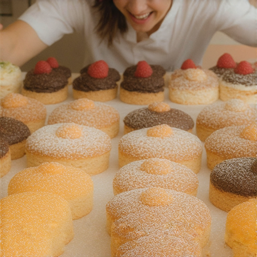 外籍老師與學生一起學習英語，桌上擺放各式精美甜點，揭示甜品師的技巧與秘密，促進語言和烘焙技能的雙重提升，讓學習變得美味有趣。