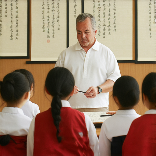 「毛筆書法從英文理解，發現一對一外籍老師的學習新方式！」