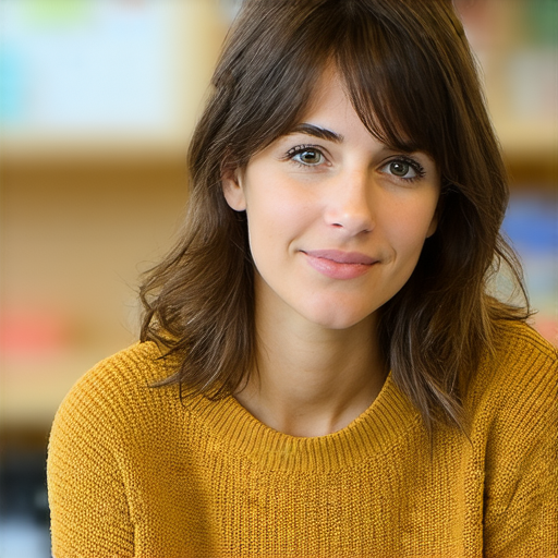 一位外籍老師與學生進行一對一的英文學習，專注的表情展現出突破語言學習陷阱的決心，背景中是教室環境，象徵即時學習與交流的新體驗。