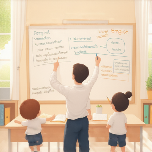 外籍英文老師一對一教學場景，學生積極學習，提升英文能力，立即體驗課程，讓你的英文飛躍，點擊了解更多，享受專業指導，提升口音和交流技巧。