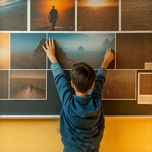 揭開電影特效的神秘面紗場景，外籍英文老師與學生一對一深入學習，展示特效技術和創意，塑造電影背後的精彩故事，激發學習熱情。