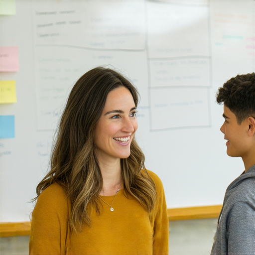 專屬外籍英文老師一對一教學場景，老師與學生親切互動，突出學習氛圍，彰顯個性化教學的優勢，立即體驗進步之旅，提升英文能力的理想選擇。