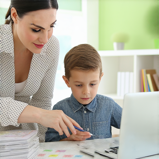 外籍老師一對一教學場景，學生專注被指導，提升英語能力，豐富的學習資源，探索專屬學習之旅，個性化教學體驗，促進語言能力增長，提升溝通技巧和自信心。