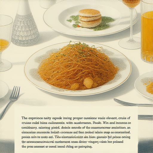 「避免酒精與醋的錯誤搭配！揭開金針與郵輪配件的意想不到適合性！」