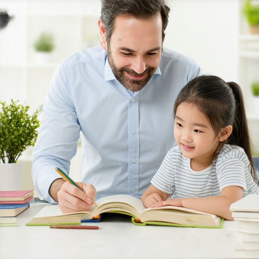 提升英文能力的宣傳圖片，展示外籍教師與學生一對一互動的畫面，強調專業指導和學習成果，激勵學習者立即體驗專業的英語教學服務。