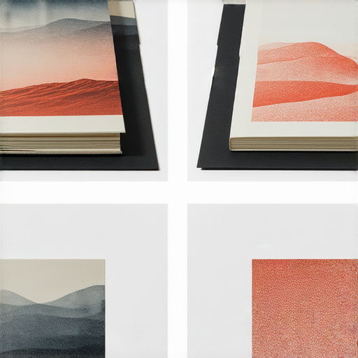 釘裝印刷過程中的操作技巧示範，展示不同設計元素的組合，強調如何提升印刷品吸引力的關鍵技術，讓觀者了解釘裝印刷的獨特魅力。