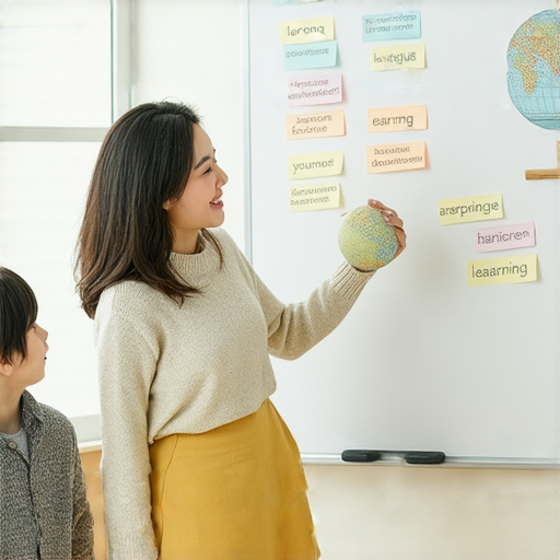 耐用英文課程展示外籍老師一對一教學場景，學員積極參與，突破語言障礙，體驗互動學習的魅力，打造流利英語溝通能力。