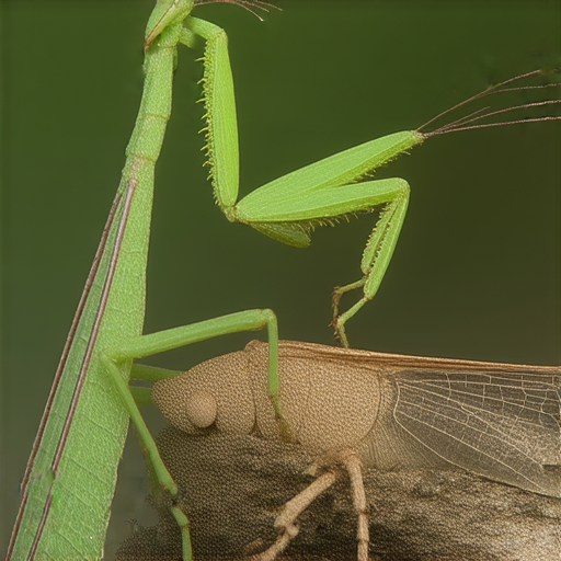 螳螂與蟬在自然界中的一場驚心動魄衝突，螳螂展現敏捷捕捉技巧，蟬則展現求生本能，捕捉瞬間展示兩者之間的生存競爭。