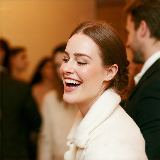 拒絕邀約的藝術，展現一位女性優雅地微笑並輕輕搖頭，背景為社交場合，強調如何巧妙應對不想要的粉葛邀約，傳遞自信和禮貌的拒絕技巧。