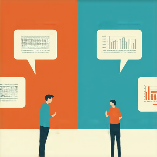 單向溝通的概念圖，展示人們在不同情況下的溝通方式，強調單向溝通的重要性與影響。標題中提到的五個驚人事實以視覺方式呈現，吸引觀眾探索相關資訊。