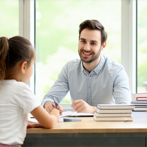 解鎖英語潛能的廣告圖片，展示一對一外籍教師專業輔導的場景，教師和學生互動，強調學習效果和個人化教學，吸引學習者體驗英語提升。