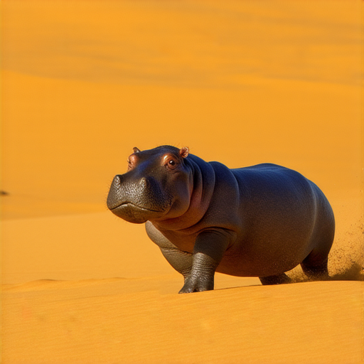 「探索沙漠中流浪的河馬！揭開活潑混血兒的神秘生活！」