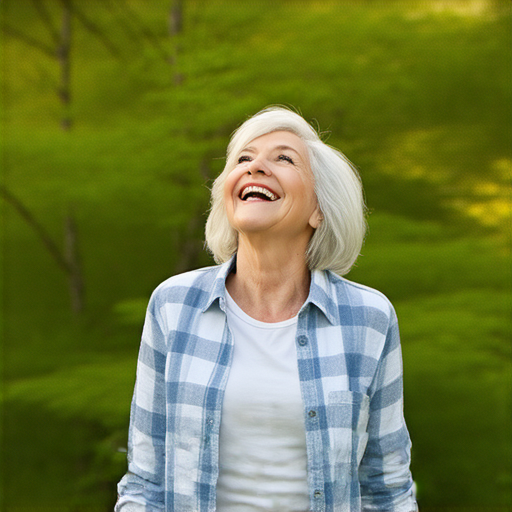 圖片展示一位女性在戶外享受自然，表達更年期帶來的挑戰與活力回歸的主題，強調有效應對措施的重要性，讓生命重回活力，並深入了解更年期的影響。
