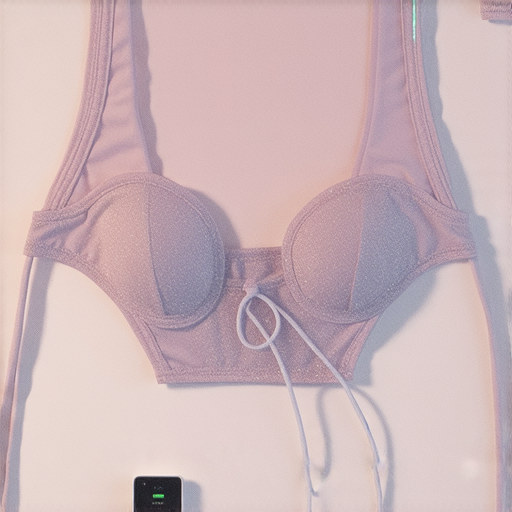 充電元素揭示元和內衣背後的秘密，展現創新科技與時尚結合的圖片，突出充電設備與內衣設計巧妙融合，探索未來穿戴的智能時尚。
