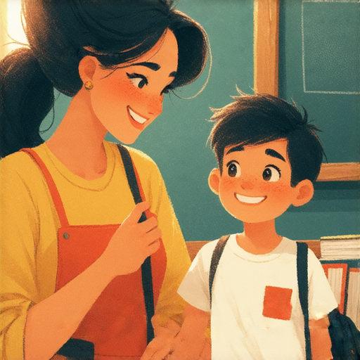 外籍教師指導學生學習英文，畫面展現一對一互動教學的熱情與活力，激發學生對語言學習的興趣，強調曬英文的重要性和個性化學習體驗。