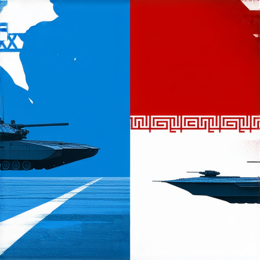 以色列與伊朗的代理戰爭中，軍事衝突與地緣政治博弈的視覺化圖解，呈現雙方影響力、戰略布局和重要角色，探索背後真正的玩家與其付出。