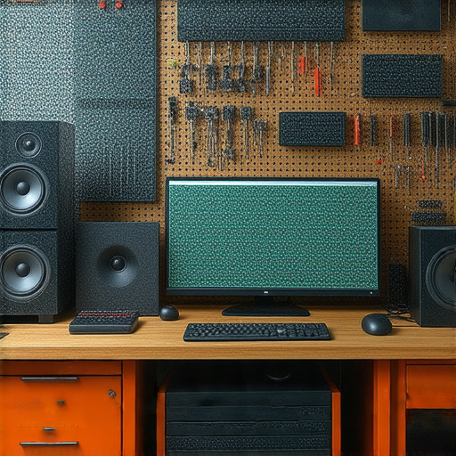 音響和投影機維修的專業設備與工具，展示維修過程中的關鍵步驟，讓音效重獲新生，提供專業技術支持，幫助用戶解決音效失靈問題。