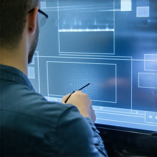 驚艷互動投影機展示，專業維修服務介紹，讓設備恢復如新，吸引潛在客戶。圖片中顯示清晰的投影畫面及維修技術人員工作場景。