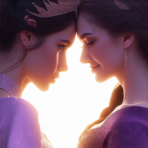 探索八角的魅力，展現公主與冠軍之間的神秘聯繫，圖片中描繪八角場地，公主與冠軍互動，充滿情感與力量的瞬間，突出他們之間的連結與故事。