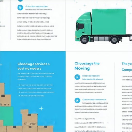 搬屋公司選擇困難的資訊圖，展示關鍵秘訣與建議，幫助用戶在搬遷過程中找到最佳搬屋公司，降低選擇難度，提升服務滿意度。