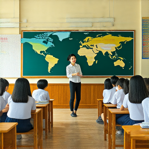 發現鄭和的冒險，外籍教師引導學生學習英語的課程場景，學生專注於對話，提升英語能力，文化交流的過程，適合各種程度的學習者，增進語言技巧。