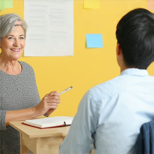 外籍英文老師一對一教學場景，學員與老師互動中，專注提升英文聽說能力，開啟流利對話之旅，不再害怕電話客服，享受輕鬆學習環境。