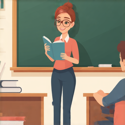 外籍老師一對一英語教學的場景，老師在專注指導學生，創造互動的學習環境，展現提升英語能力的魅力，學生專心聆聽，積極參與，學習氛圍輕鬆愉快。