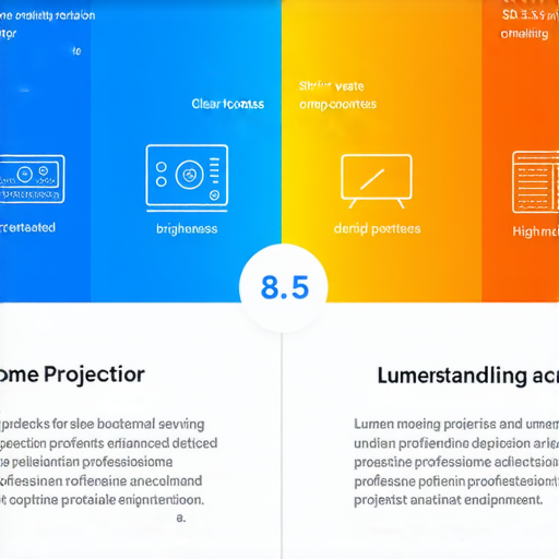 家用投影機流明解釋圖，展示如何選擇適合的亮度提升觀影體驗，強調專業維修服務的重要性，讓用戶獲得清晰的投影效果與最佳視覺享受。