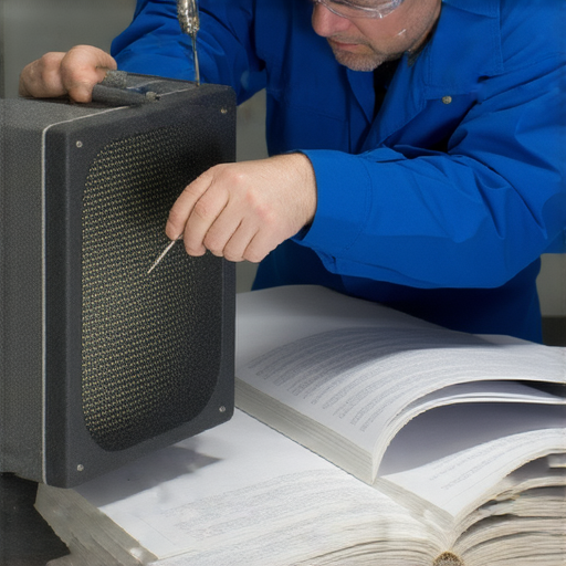 擴音器喇叭維修過程中，專業技術人員使用工具檢查音質，展示維修秘訣，讓音響效果重獲新生。了解專業服務的重要性，提升音響體驗。