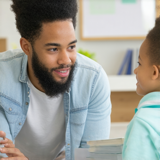 一對一外籍英文教學場景，教學者專注於學生，提升語言能力，學習環境輕鬆愉快，彰顯瞬間提升英語能力的效果，立即探索這個極佳的學習機會。