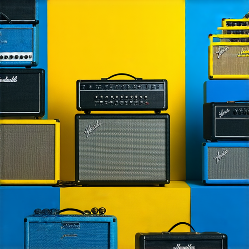 擴音器線上購買與維修全攻略的圖片，展示多款擴音器和配件，背景為音樂主題，鼓勵探索新音樂體驗，附上購買與維修提示。