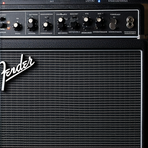 Fender US Elite結他擴音器的特寫，顯示其音質設計與專業維修服務，探索提升音樂表現的關鍵，專業技術助你音樂更上層樓。