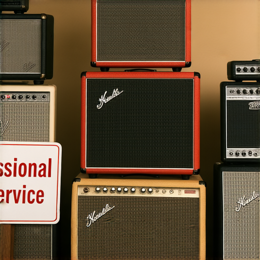 重溫六十年代擴音器魅力的圖片，展示多款復古擴音器，旁邊有維修專業服務標誌，強調我們的專業及對音響設備的熱愛。