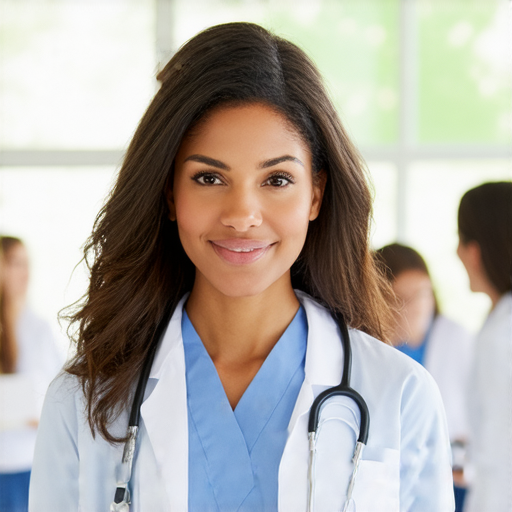 提升醫護英語溝通能力的廣告圖片，顯示外籍老師與學生一對一互動學習，強調個別指導的效果，幫助醫護人員提高專業英語能力，適合有志於改善醫療英語的學習者。